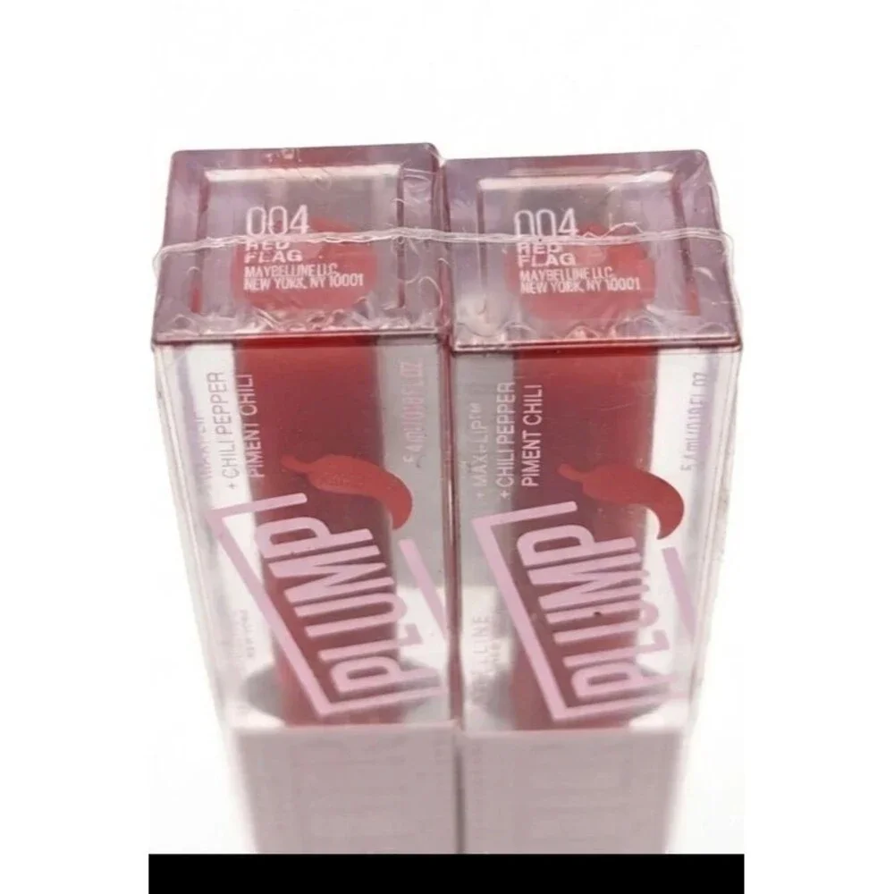 Maybelline Lifter Plump Gloss New Bundle (Set of 2) - 004 Red Flag